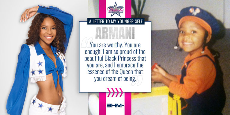 DCC Armani – Dear Younger Self – Dallas Cowboys Cheerleaders