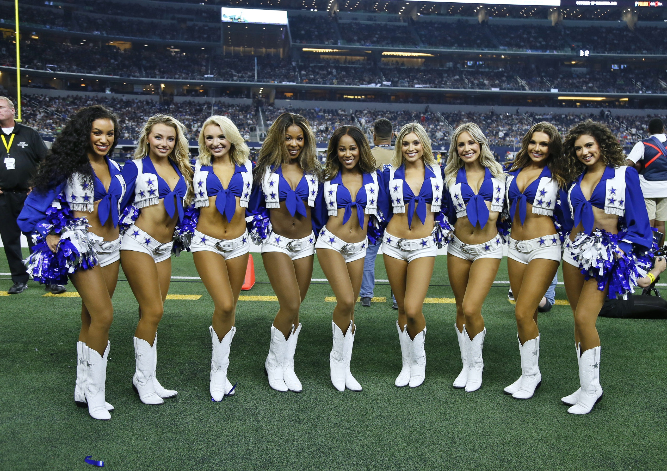 Dallas Cowboys Cheerleaders Cowboys vs Seattle