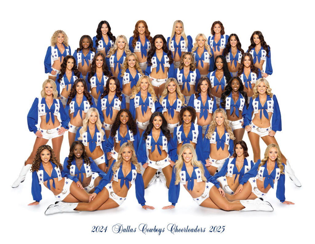 2024 2025 Dallas Cowboys Cheerleaders Squad Photo Dallas Cowboys